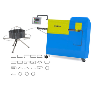 Máquina de aro de barra de acero inoxidable CNC automática CHIHO, Motor de flexión de barras de refuerzo, componentes del núcleo del motor, forma de estribo - Product Image 1