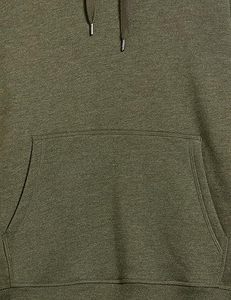 เสื้อฮู้ดสตรีแบบสวมหัวมีฮู้ดผ้าขนแกะลายพื้นแบบถักทอแบบทอลายแบบเรียบสำหรับฤดูหนาวออกแบบได้ตามต้องการ - Product Image 5