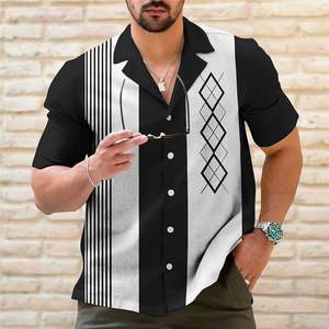 Camisas OEM 2025 para hombre, camisa de vestir informal personalizada de alta calidad para hombre, franela con estilo para primavera 100% poliéster - Product Image 4
