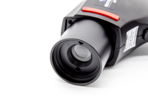 Pistola de termómetro industrial SENTEST NP15H2SF/FF 300 ~ 1300 °C avistamiento láser dual para forja de acero - Product Image 2