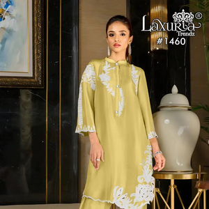 Indien ethnique femmes broderie florale tunique été femmes tunique O décolleté et bas avec coupe travail manches longues tunique décontractée - Product Image 2