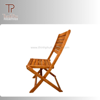 Chaise pliante en pin massif la plus vendue, au design contemporain, portable pour chambre, cour, parc, hôtel et villa - OEM
