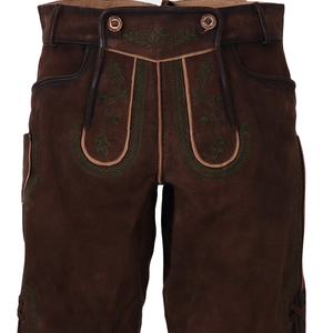 Trachten Lederhosen Kurz Brown - Oktoberfest Lederhose <b>Hotpants</b> Bavarian - Product Image 4