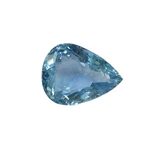Natural Faceted <b>Aquamarine</b> Pear Faceted Semi Precious Gemstone From Indian Manufacturer - Product Image 1