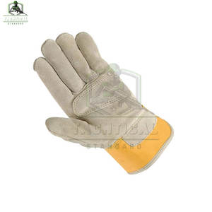 จำหน่ายโดยตรงจากโรงงาน ขายออนไลน์ ถุงมือหนังนิรภัยสำหรับผู้ใหญ่ สวมใส่สบาย ระบายอากาศได้ดี น้ำหนักเบา ปกป้องมือ - Product Image 5