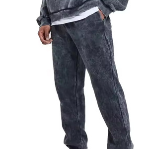 Ensemble de survêtement d'hiver 2 pièces personnalisé pour hommes, sweat à capuche et pantalon, 100 % coton molletonné - Product Image 5
