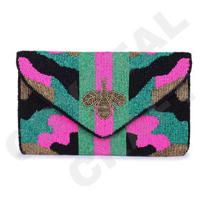 Lets Srodeo Custom Beaded Party Clutch Bolso de noche Diseñador Señoras Bolsos de hombro Monederos y bolsos de lujo Fiestas - Product Image 6