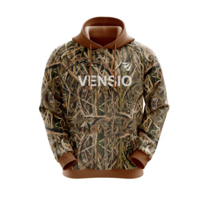 Sweat à capuche streetwear pour homme, idéal pour la chasse en hiver, 100 % polyester polaire, léger, respirant, chaud, sublimé, couleur unie - Product Image 2