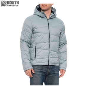 Veste matelassée pour hommes de haute qualité avec col montant tissu d'hiver à capuche multicolore décoration de motif d'impression de Logo personnalisé - Product Image 2