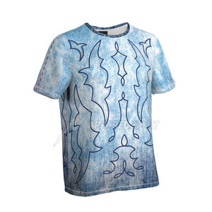 Camisetas de Hombre Transpirables de Alta Calidad 100% Poliéster, Tela de Poliéster de Primera Calidad, Color Personalizado, Camiseta Sublimada - Product Image 2