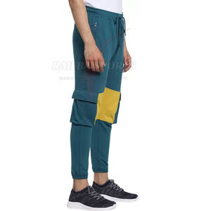 Pantalones informales de hombre de diseño personalizado de alta calidad OEM, los últimos pantalones de chándal, pantalones Cargo, rectos de algodón ligero para adultos - Product Image 3