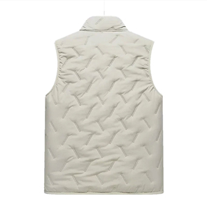 Gilet matelassé brillant pour homme 2025, logo personnalisé, imperméable, sans manches, veste d'hiver respirante, léger, OEM, gilets matelassés - Product Image 2