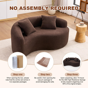 Nouveautes Business 2026 Alibabaa Low Moq Private Label Roll Up <b>Sofa</b> with Left Chaise Cost-effective Modern <b>Sofa</b> Solution - Product Image 4