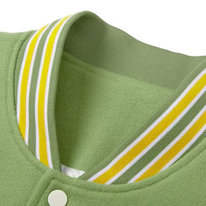 Blouson Bomber en Satin pour Hommes et Femmes, Style Urbain Personnalisable, en Nylon/Polyester, Col en V, Fermeture Éclair - Product Image 3