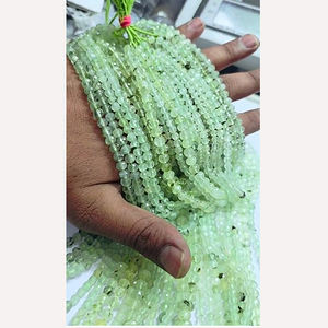 27 Strand of Natural Prehnite 5mm-6mm round smooth <b>Beads</b> 2690 Cts Lot Iroc Sales 14 Inch Gemstone <b>loose</b> <b>Beads</b> US$323 for all - Product Image 2