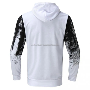 Pantalones de chándal informales con estampado de soplo y logotipo personalizado, traje para correr, pantalones de chándal, sudaderas con capucha, ropa deportiva transpirable de secado rápido de dos piezas - Product Image 4