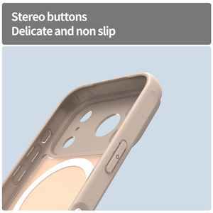 Mat soie tactile magnétique TPU dur PC Flexible bouton robuste armure étui de protection pour iPhone17 air pro max /galaxy /pixel - Product Image 1