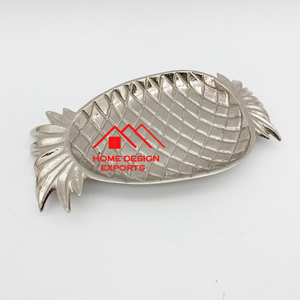 Plateau décoratif en forme de plaqué or pour mariage et fête Plateau décoratif en feuille d'aluminium décor éléphant 2024 tendance - Product Image 5