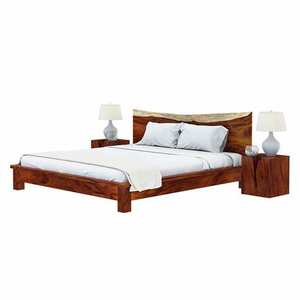 Marco de cama King Size de madera maciza europea moderna elegante con almacenamiento hecho a mano en Turquía para uso en el dormitorio del hogar - Product Image 6