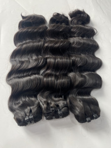 ช่อต่อผมบริสุทธิ์ลอนผมหยิกเวียดนามลอนยาว8 "-30" จาก2023 - Product Image 2