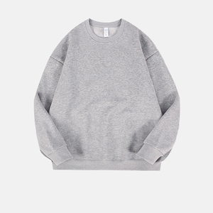 Sweat à capuche de haute qualité en coton polaire 420G à col ras du cou pour hommes, décontracté, ample, manches longues, hiver, séchage rapide, respirant - Product Image 2