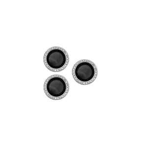 Protecteur d'objectif d'appareil photo SAFA CL-06 Premium en métal argenté et verre pour objectifs de téléphone portable iPhone 14 Pro Max - Product Image 1