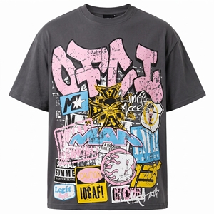 เสื้อยืดผู้ชายผ้าเจอร์ซีย์คอตตอน 100% คุณภาพสูง 240 กรัม ราคาประหยัด สั่งทำได้ พิมพ์ลาย สตรีทแวร์ สีพื้น เป็นมิตรกับสิ่งแวดล้อม ระบายอากาศได้ดี - Product Image 3