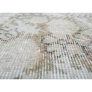 พรมขนสัตว์ถักมือลายดอกไม้สไตล์วินเทจและลายเรขาคณิตสีเบจและสีน้ำตาล สำหรับห้องนั่งเล่นวัยรุ่นหรือทางเดิน รูปทรงสี่เหลี่ยมผืนผ้า รุ่น Pae-2185 - Product Image 3