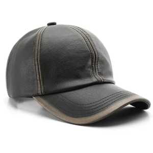 Gorra Snapback de cuero PU bordada en 3D ajustable con cierre de hebilla de metal estilo Punk y Hip Hop sombrero Unisex para adultos al aire libre - Product Image 4