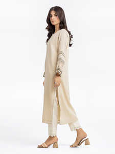 2025-26 nouvelle collection pour femmes couleur unie impression personnalisée 2 pièces costumes Shalwar Kameez formelle porte des vêtements pakistanais OEM - Product Image 2