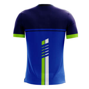 T-shirts à col rond pour hommes tricotés en polyester 100% de haute qualité respirant dernière conception toute personnalisation pour l'impression par sublimation - Product Image 5