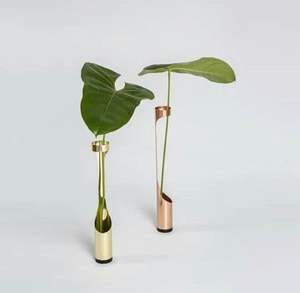 Contemporary Black Glass <b>Vase</b> Modern Table Centerpiece Artistic Flower Holder for Home Office Living Room Decoration - Product Image 3