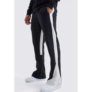 Pantalons de survêtement amples et décontractés tendance, légers, en coton/spandex, style ample, brodés, écologiques, OEM pour hommes - Product Image 2
