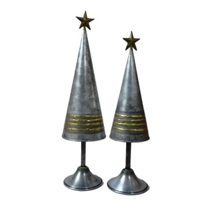 Vente chaude petit arbre de Noël en métal décoration arbre de Noël artificiel pour la décoration de la maison fournisseur indien - Product Image 1
