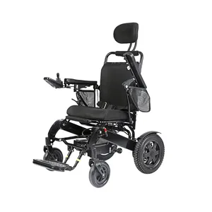 Lüks yüksek kaliteli elektrikli ayakta tekerlekli sandalye elektrikli tekerlekli sandalye güç tekerlekli sandalye