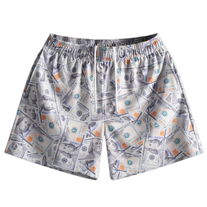 Pantalones cortos de fitness de doble capa para hombre Cuerda de algodón personalizada Logotipo bordado Patrón sólido OEM Entrenamiento de gimnasia Entrenamiento Malla de poliéster - Product Image 5