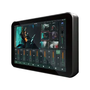 Zjc 8-inch màn hình cảm ứng live streaming Box H.264 video Encoder với đầu vào âm thanh RTMP giao thức tương thích với Youtube Facebook
