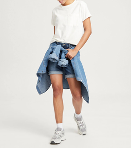 Shorts en jean mini taille haute pour femmes, shorts en jean sexy pour femmes, vêtements de soirée de club, shorts en jean moulants, shorts en jean chics - Product Image 3