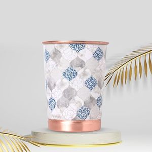 Vidrio de cobre impreso elegante diseñado a mano con aspecto decorativo antiguo para ideas de regalo de devolución de boda a precio al por mayor - Product Image 1