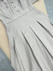 Vestidos de verano para mujer de alta calidad Botones frontales Orion Box Vestido plisado Tela ecológica Logotipo personalizado Whiteant Vietnam - Product Image 2