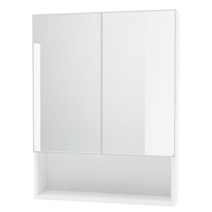 Specchio da Bagno a Doppio Pannello '933' 62 X 15.5 X H.81 - Bianco - Product Image 1