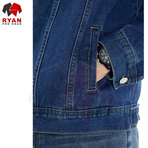 Veste en jean pour homme, logo personnalisé, OEM ODM, coupe classique, style boutonné, tissu durable, approvisionnement direct d'usine - Product Image 4