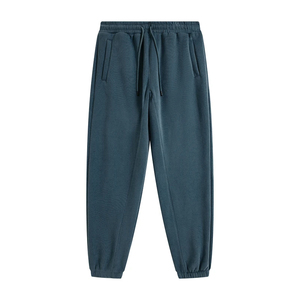 Pantalon de jogging unisexe vintage en coton épais délavé à l'acide, taille mi-haute avec cordon de serrage, couleur unie, écologique, grande taille, respirant - Product Image 2