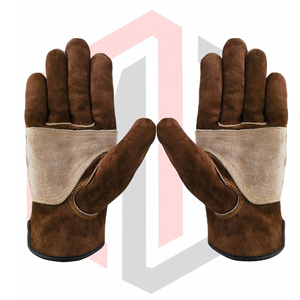 Guantes de Trabajo Resistentes de Cuero Marrón MH-1084 MH EXPORT IMPORT 2025, Cómodos para Trabajos al Aire Libre, Jardinería, Soldadura y Seguridad - Product Image 5
