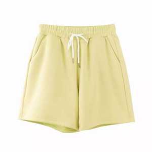 กางเกงขาสั้นเชือกรูดสำหรับผู้หญิงกางเกงขาสั้นแบบลำลองสำหรับผู้หญิงกางเกงขาสั้นมีโลโก้ออกแบบได้ตามต้องการ - Product Image 3