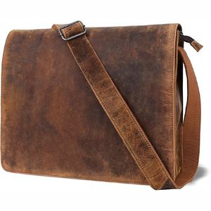 Sac de bureau en cuir véritable pour hommes à bas prix sac en cuir OEM d'affaires de haute qualité Logo personnalisé - Product Image 5