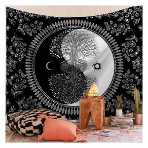 Tapiz colgante de pared con diseño de Mandala para viaje y acampada, tapiz bohemio para playa - Product Image 5