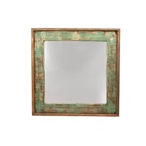 Azora Industries' Elegant Handcrafted Modern Design Wooden <b>Wall</b> <b>Mirror</b> for <b>Bedroom</b> Living Room Hallway Bathroom Decor - Product Image 5