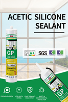Scellant silicone acétique direct usine pour le collage du verre, l'installation de fenêtres, l'étanchéité et le scellement des joints de construction