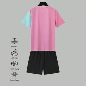 Ensemble de short en jersey de football personnalisé avec logo, numéro, nom, couleurs de l'équipe, service OEM par sublimation et prix de gros - Product Image 4